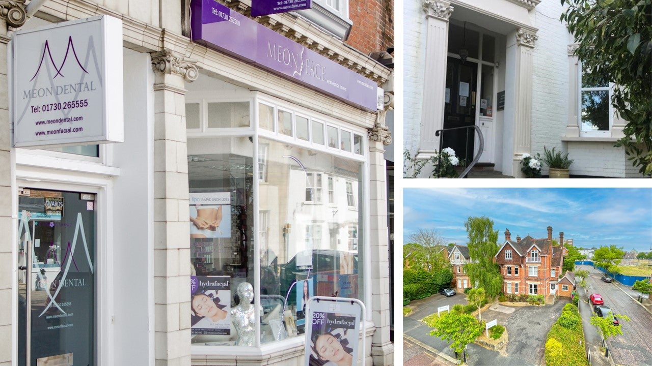 Three dental practices - Centre for Aesthetic Periodontics and Implantology in Tunbridge Wells, Meon Dental Practice in Petersfield, and Fairoaks Dental Surgery in the Surrey village of Lingfield.