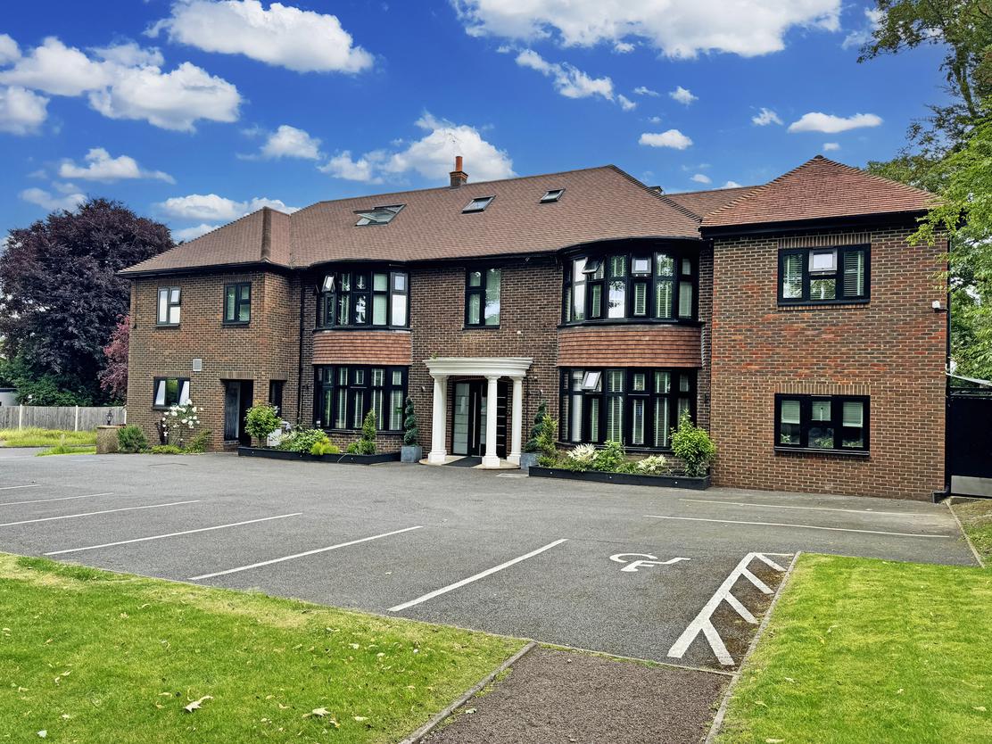 Leighton House nursing home in Epsom, Surrey.