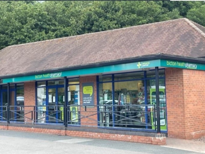 Bicton Heath Pharmacy in Shropshire.