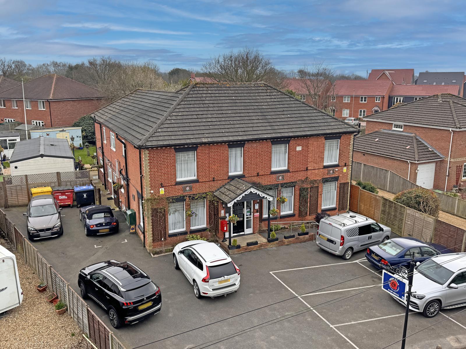 The closed care home, Rose Villa in Hampshire