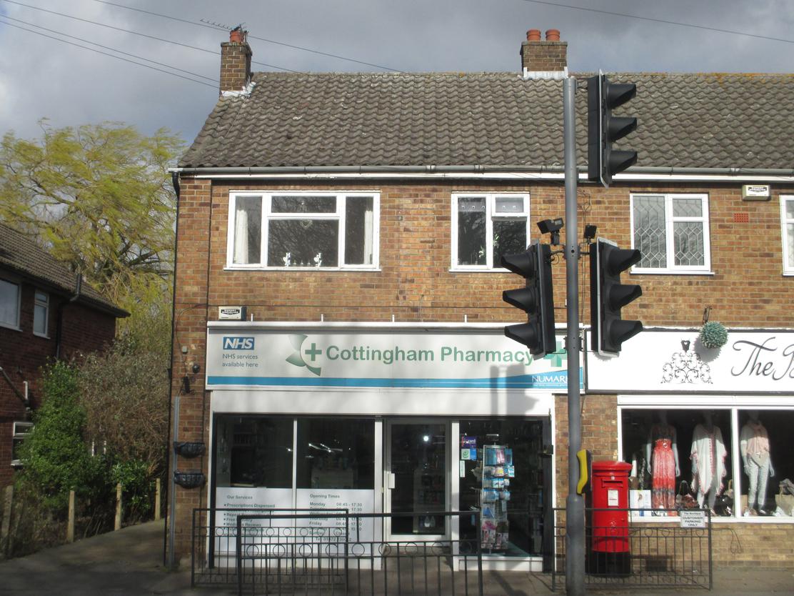 Cottingham Pharmacy in Grimsby, North East Lincolnshire.
