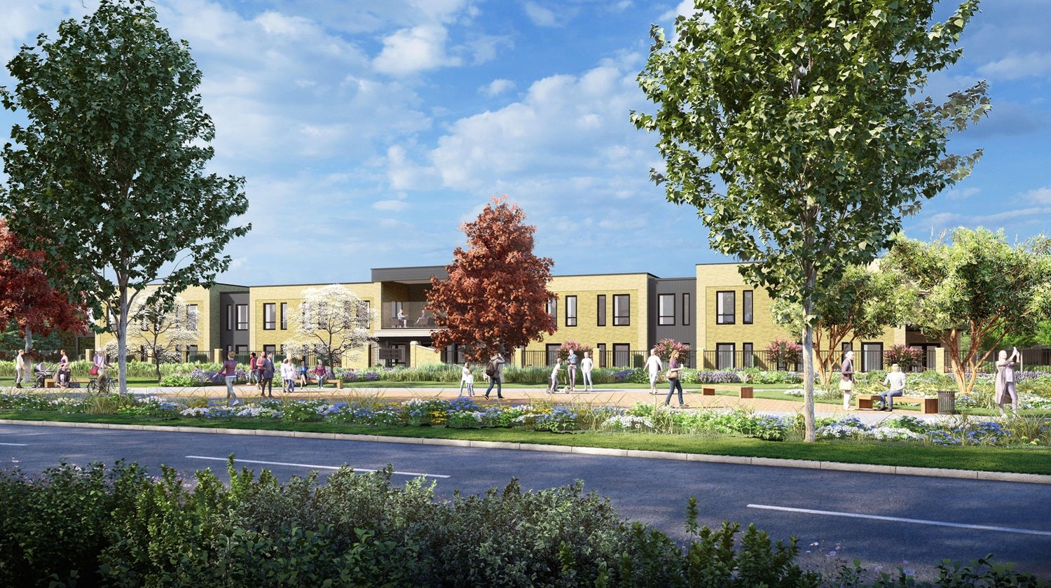 CGI of care development scheme in Taunton