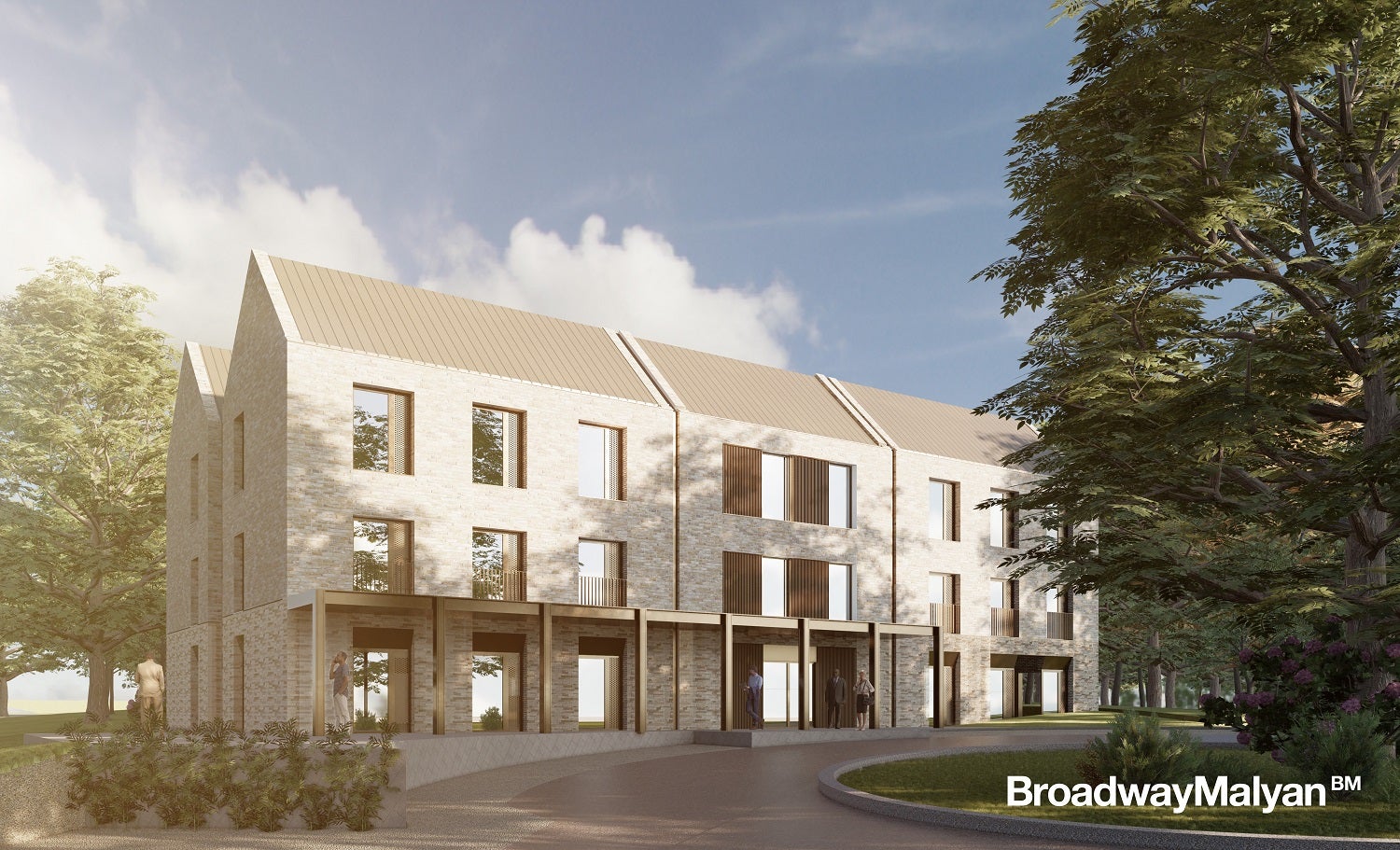 CGI of planned care home in Battlefield, Shrewsbury. Credit Broadway Malyan