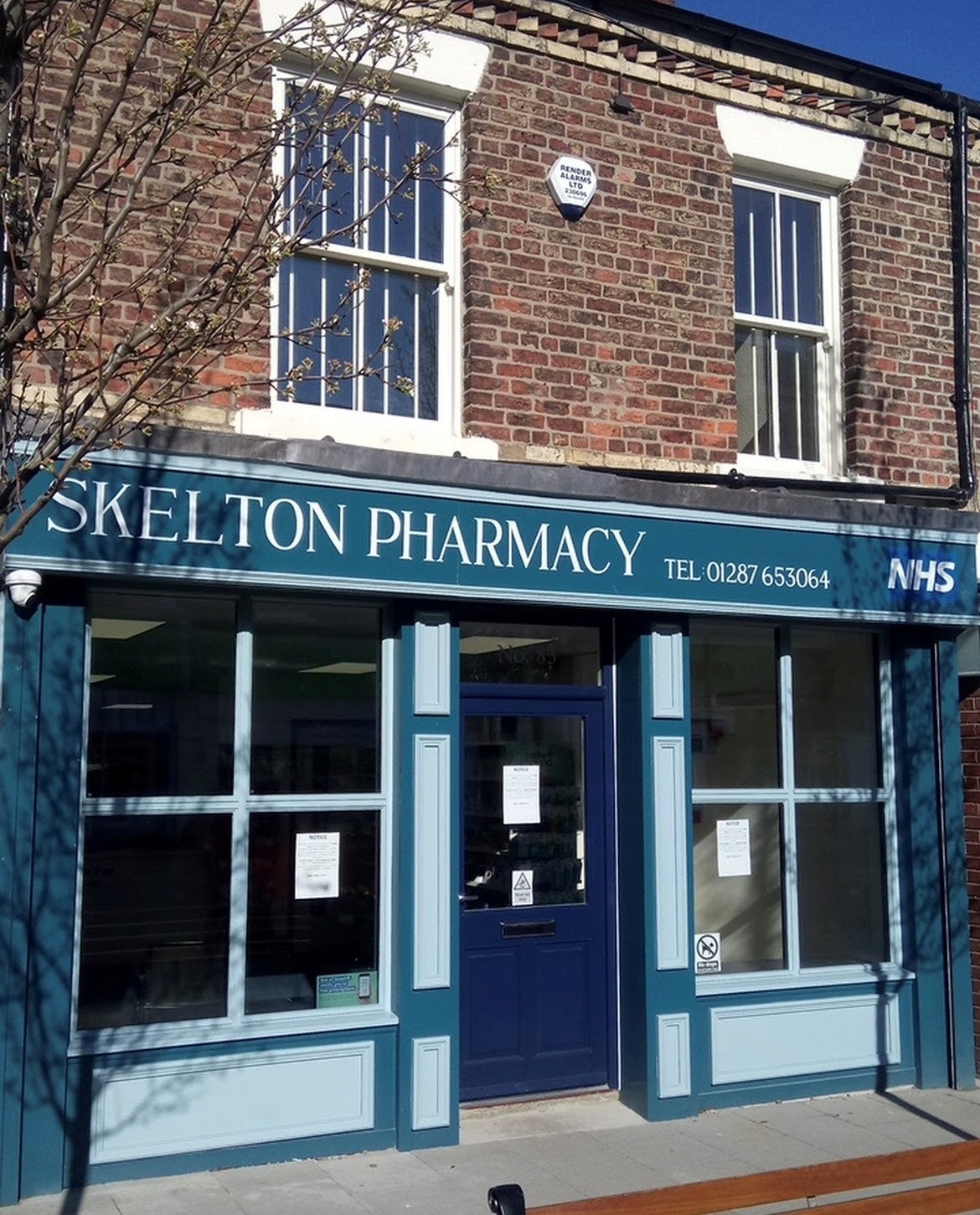 Skelton Pharmacy in Saltburn-by-the-Sea, North Yorkshire.