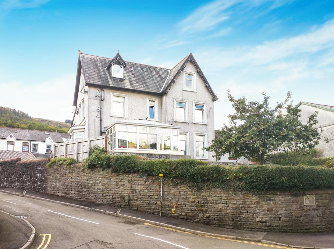 Vacant care home, Maesteg House, in Mountain Ash, South Wales. 