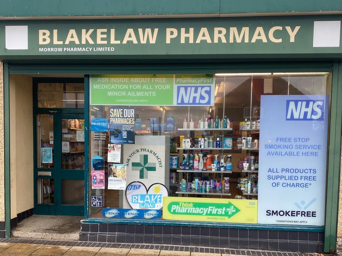Blakelaw Pharmacy in Newcastle.