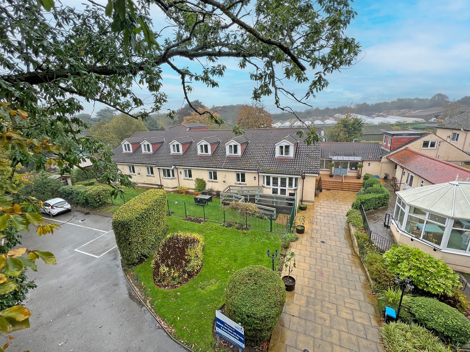 Oaklands Care Home in the village of Kirk Hammerton, North Yorkshire.