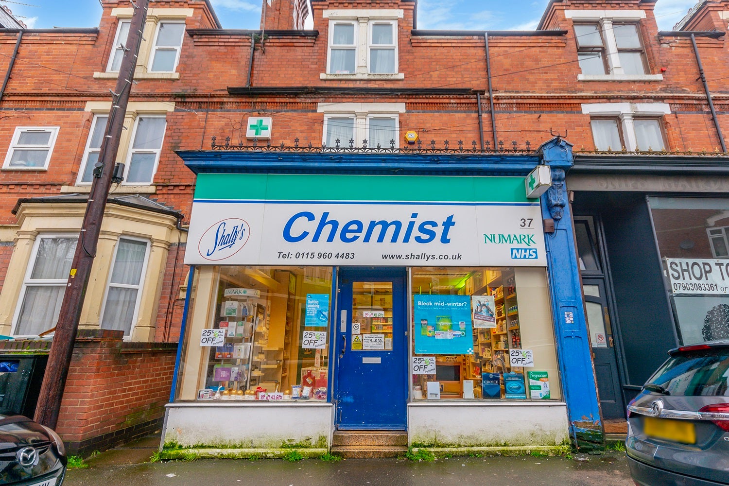 Shally’s Chemist in Nottinghamshire. 
