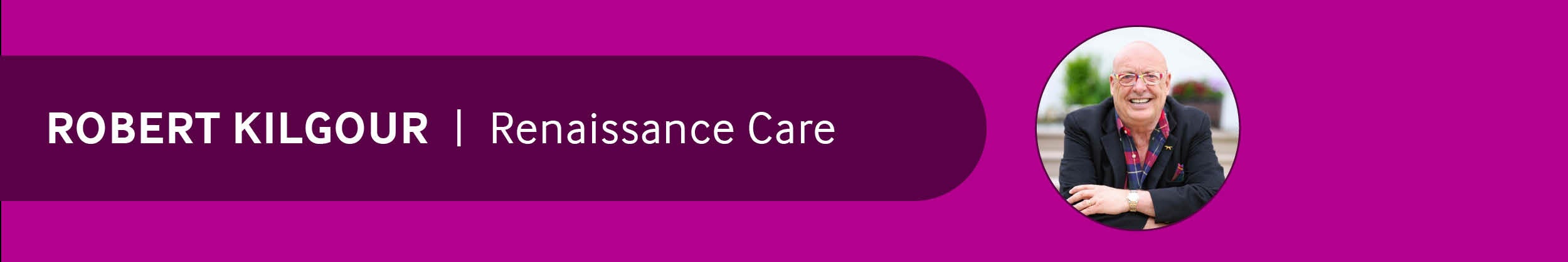 Banner image introducing a quote from Robert Kilgour