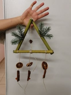 gadget: decorazione natalizia con materiali naturali