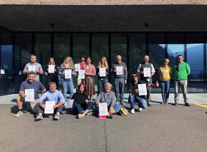 FP: Corso Apicoltori - consegna diploma, foto di gruppo