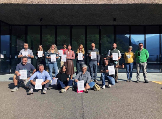 FP: Corso Apicoltori - consegna diploma, foto di gruppo