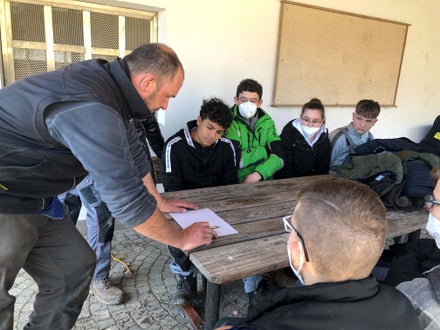 Impianto nuovo meleto, alunni classe III - progettazione 