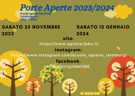 Porte aperte 2023/2034