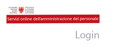 Logo servizi online dell'amministrazione del personale