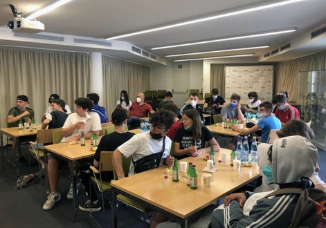 VOG - visita didattica: gli alunni assistono alla presentazione introduttiva