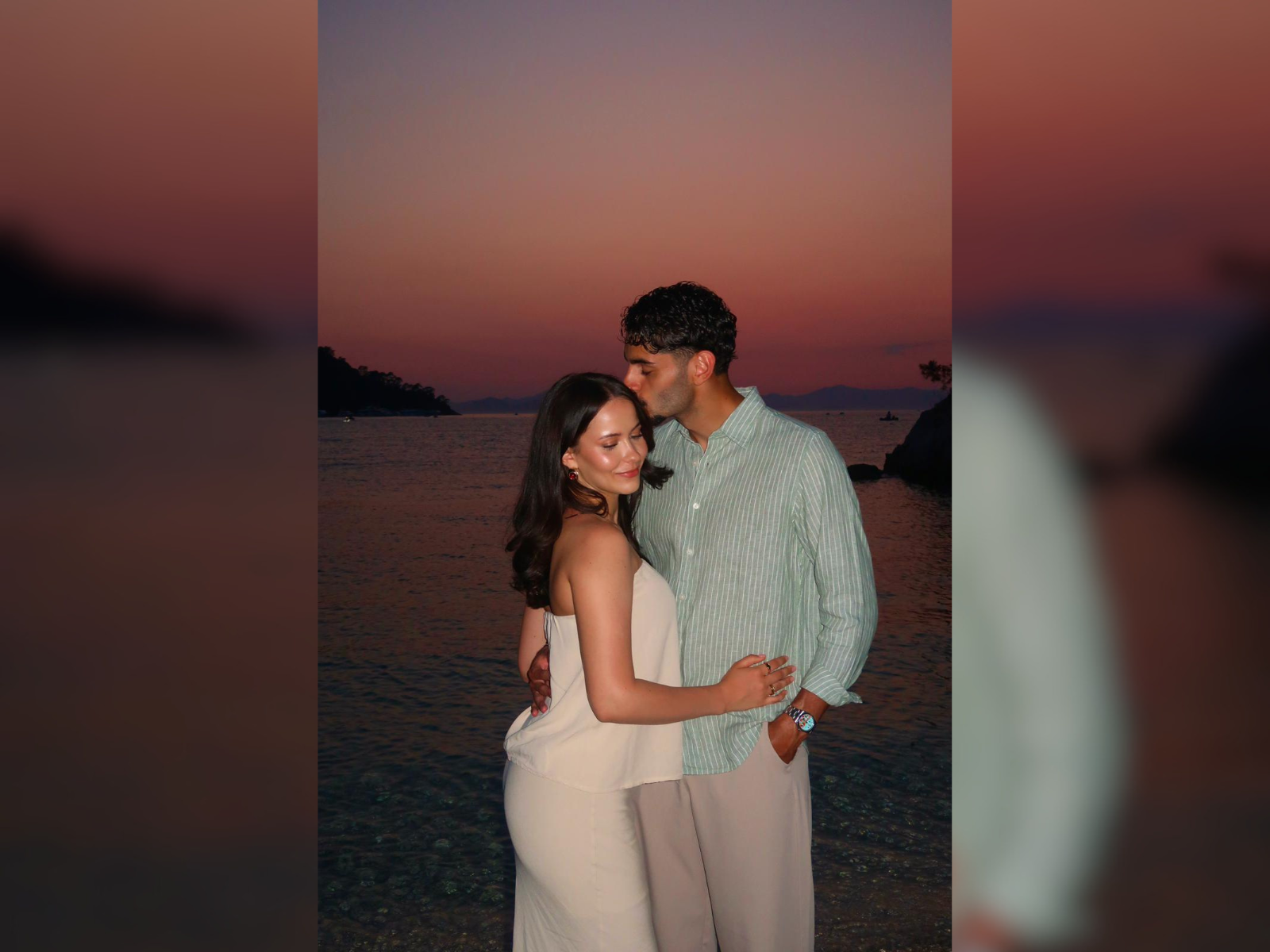 Profifußballer Eren und seine Freundin Cinja, die an Blutkrebs erkrankt ist