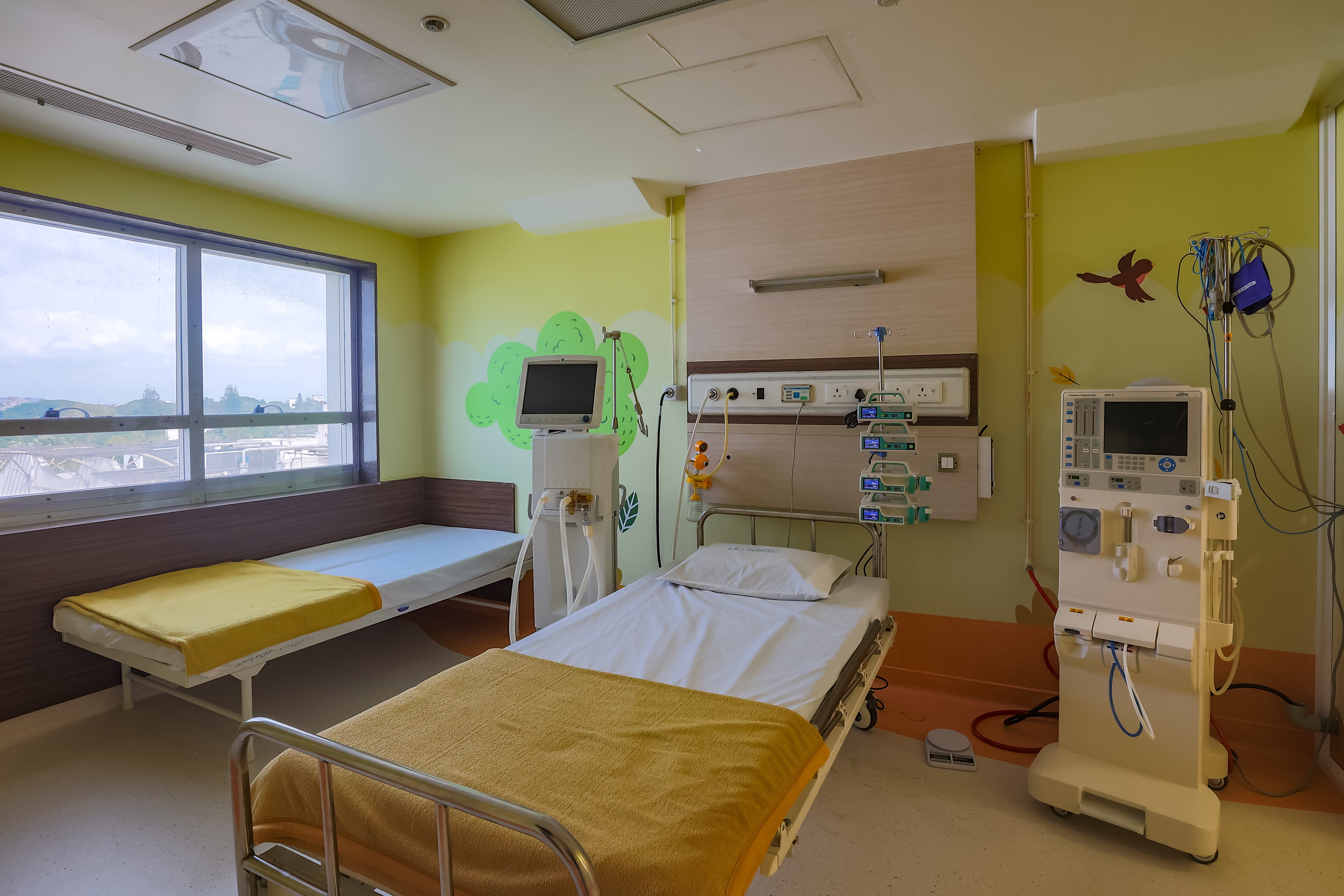 Foto eines Intensivzimmers