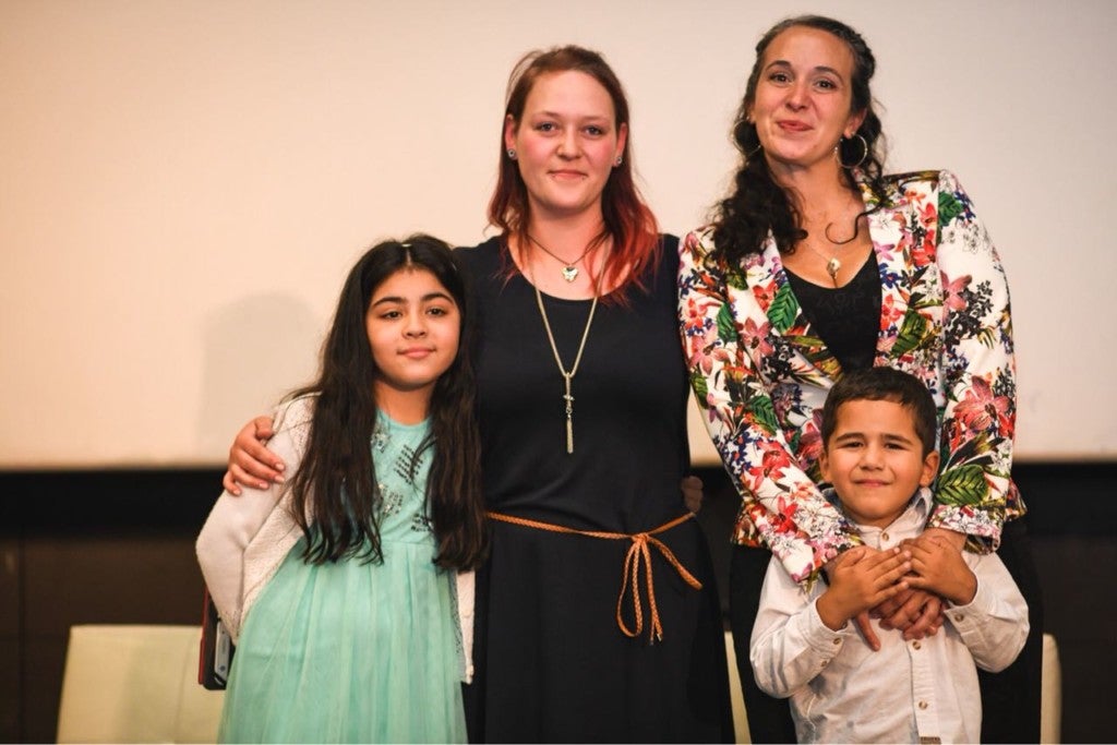 Tatjana im Kreise von Juans Familie