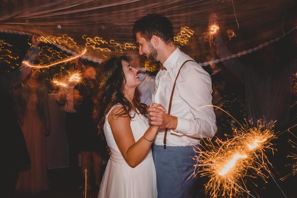 Ina und Jens bei ihrer Hochzeit
