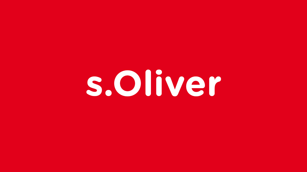 "s.Oliver" auf rotem Hintergrund