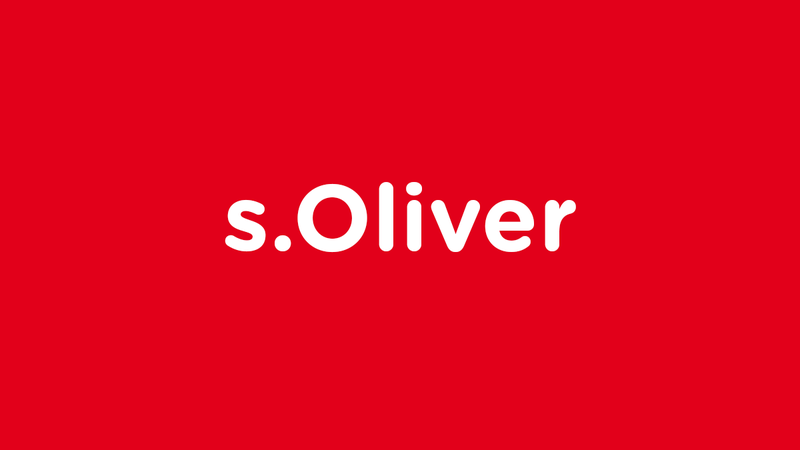 "s.Oliver" auf rotem Hintergrund