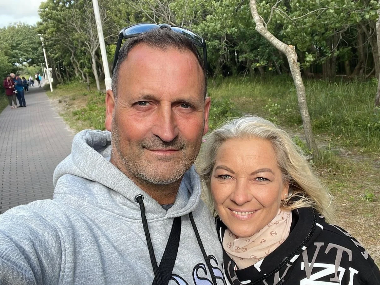 Selfie von Henryk und seiner Frau
