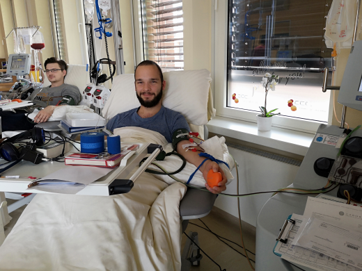 Stammzellspender bei Cellex in Dresden