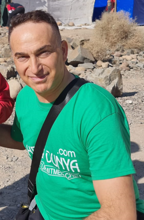 Blutkrebspatient Gülal beim Ehrenamt