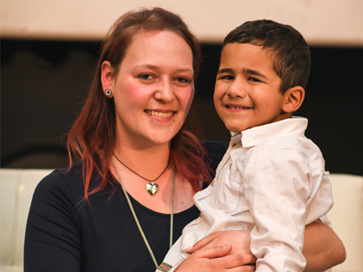 DKMS-Spenderin Tatjana Tröger und Patient Juan Patricio Carreño