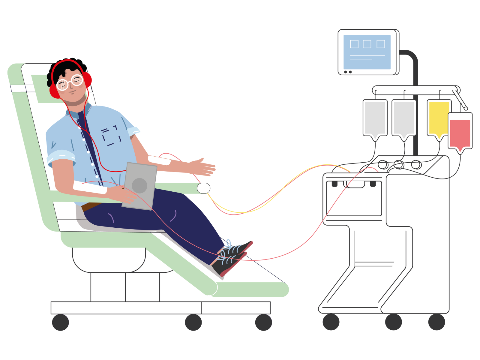 Periphere Stammzellspende. 