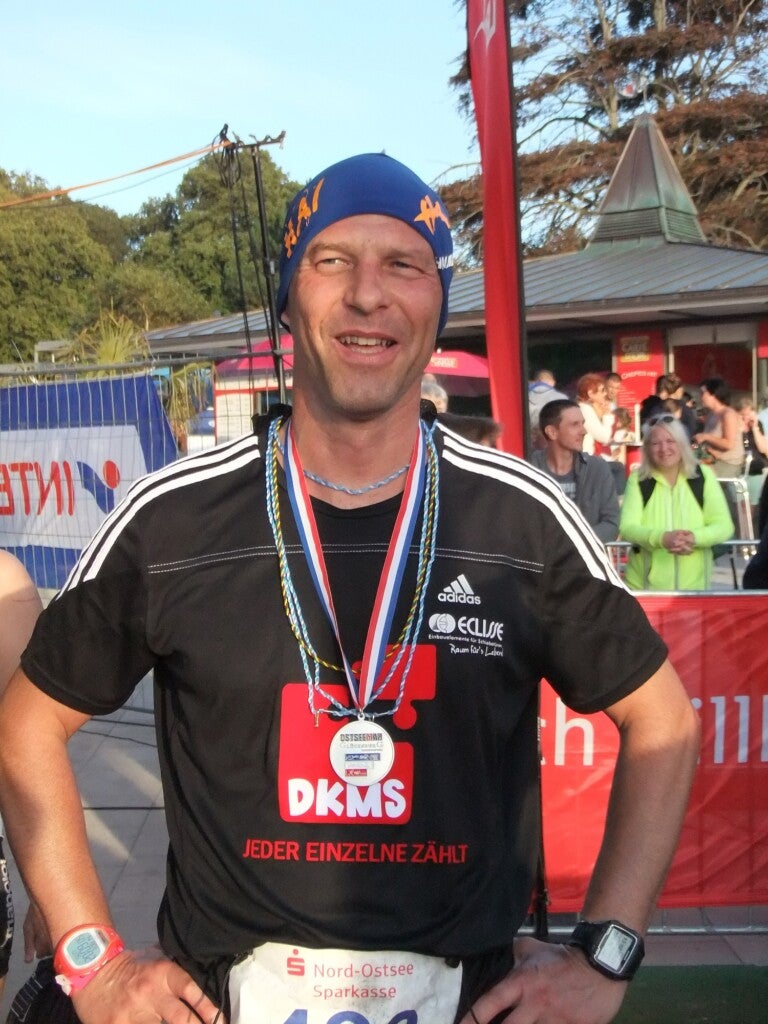 Volker beim Triathlon „Ostseeman“