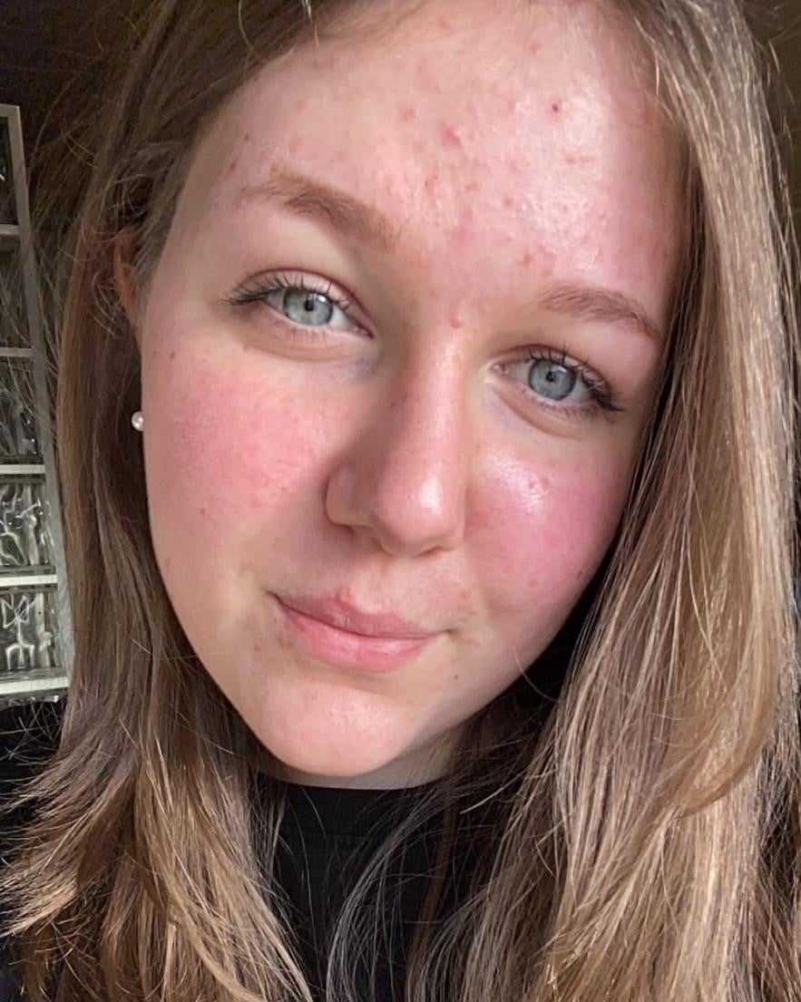 Eine Frau macht ein Selfie