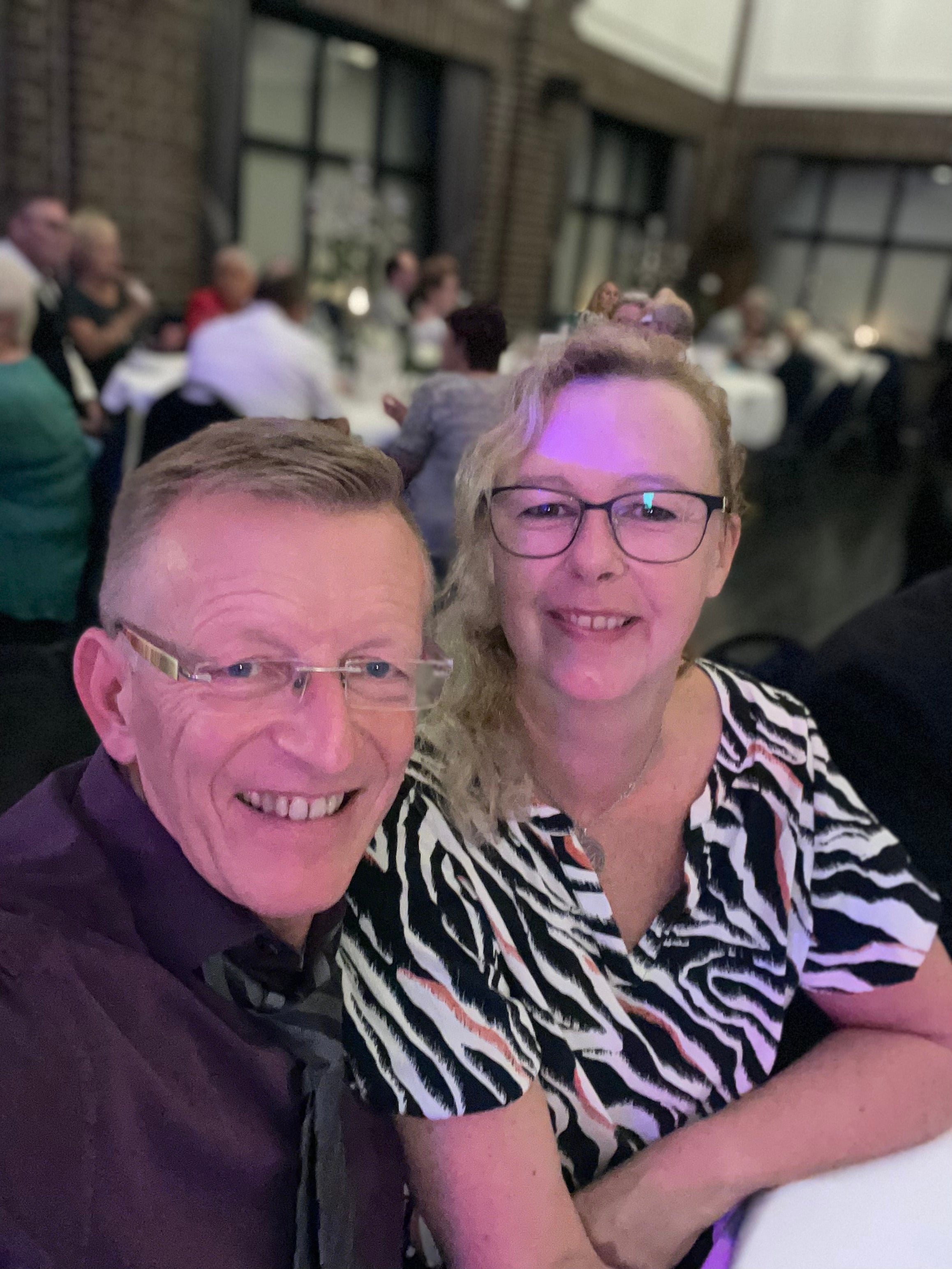 Patientin Michaela mit ihrem Mann 