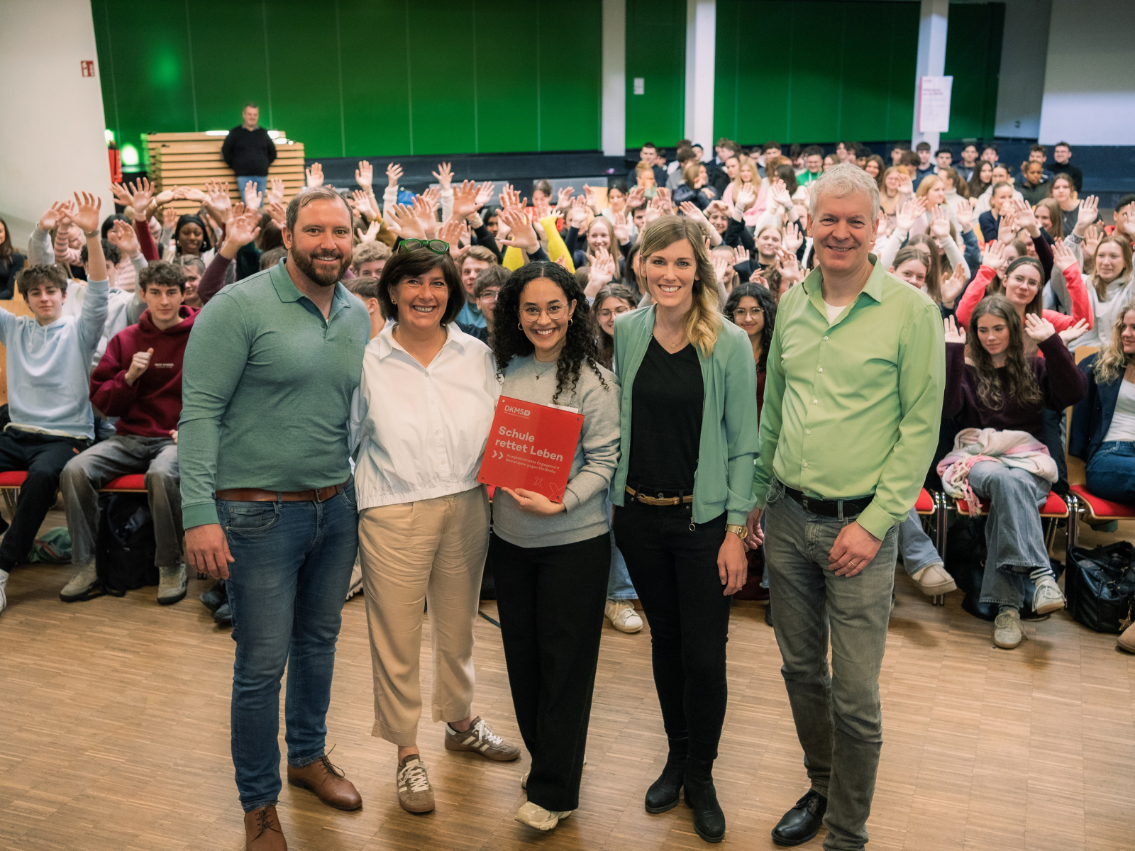 Schulaktion mit der DKMS