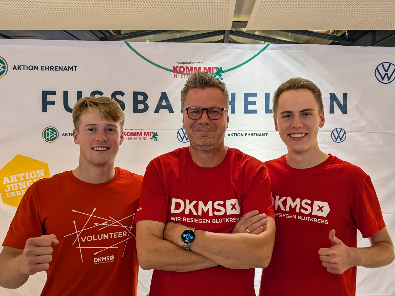 DKMS bei der DFB-Bildungsreise