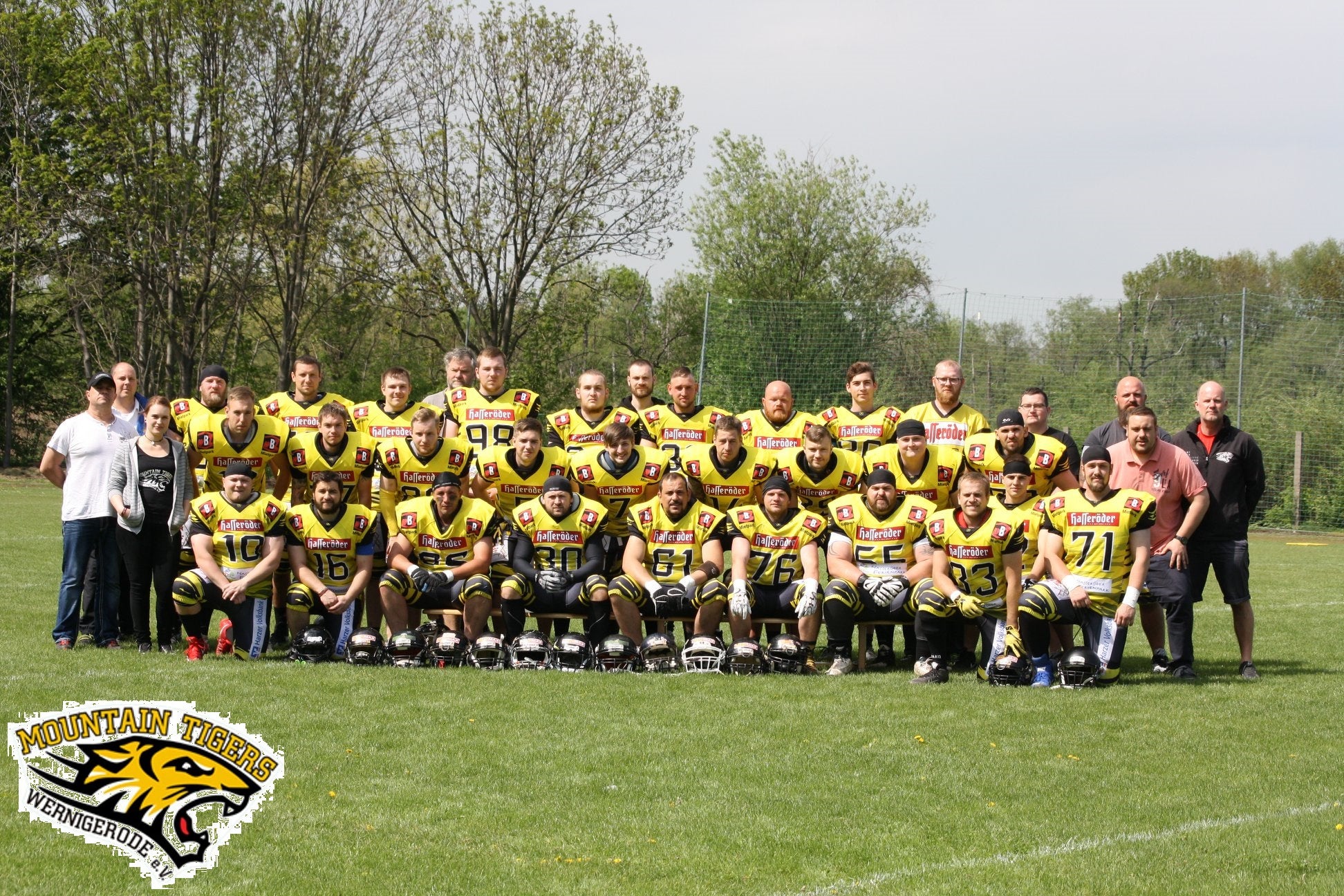 Das Football-Team um Max: Die Mountain Tigers Wernigerode
