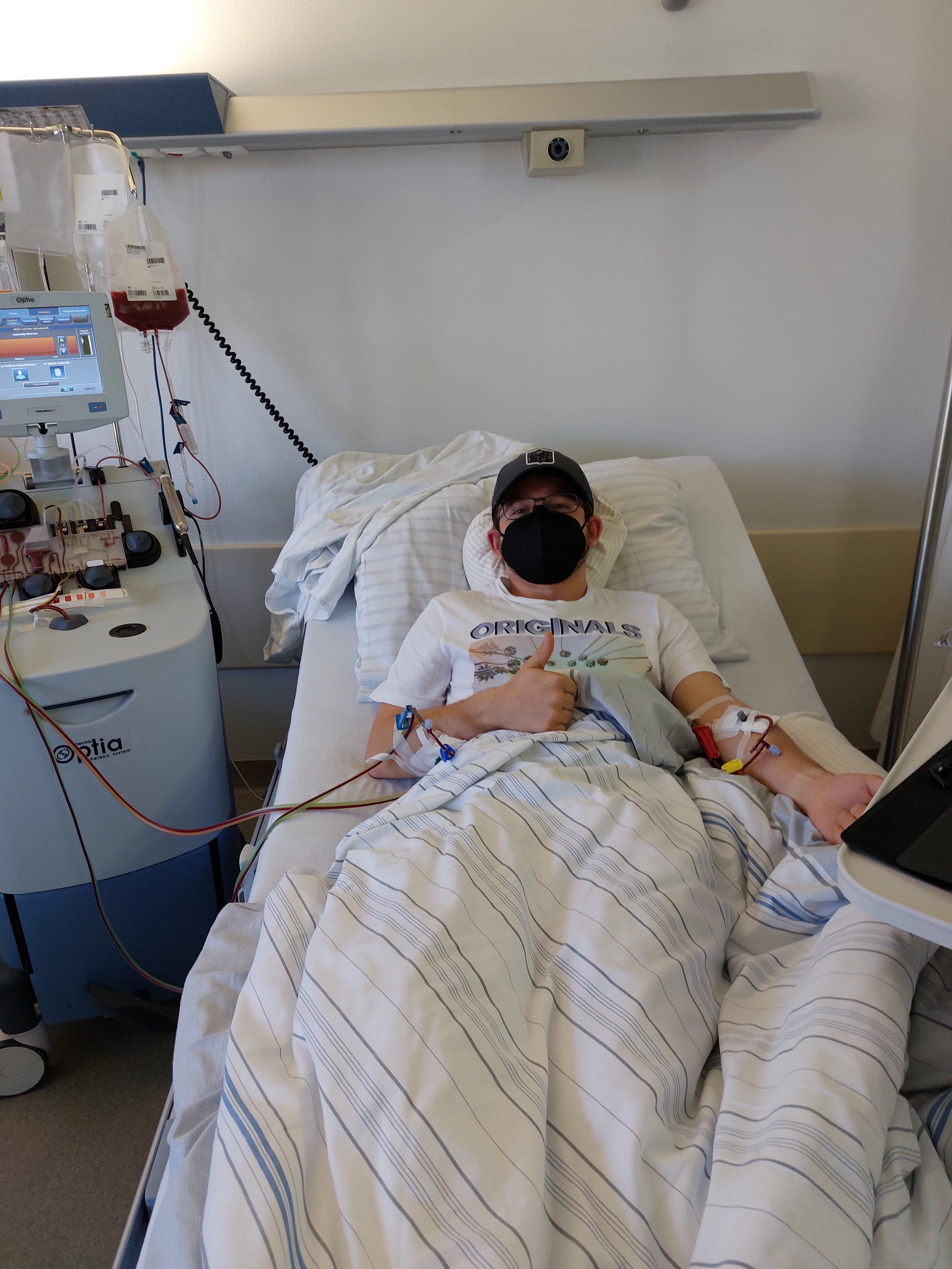 Foto einer Stammzellspende