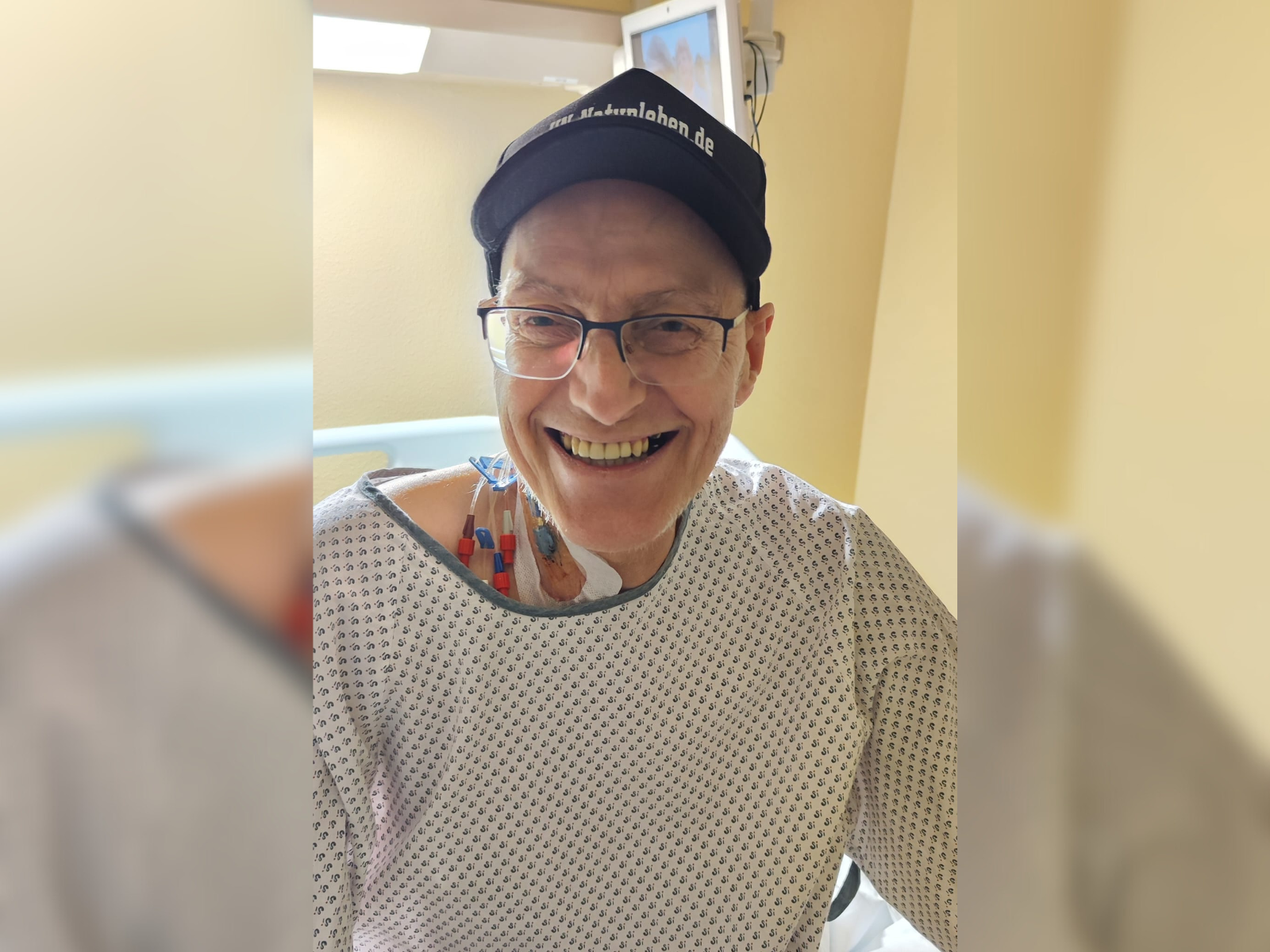 Foto von Andreas im Krankenhaus