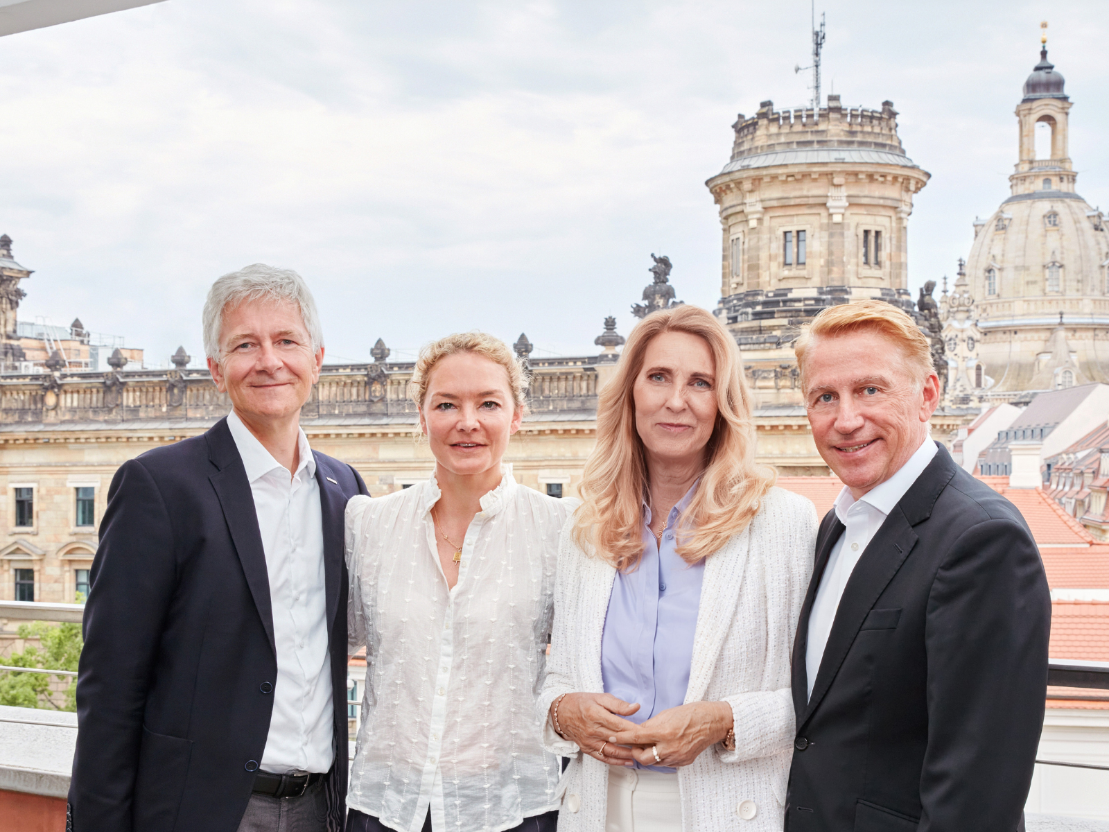 Global Executive Team DKMS: Prof. Dr. Johannes Schetelig, Katharina Harf, Dr. Elke Neujahr, Bernd Weinel