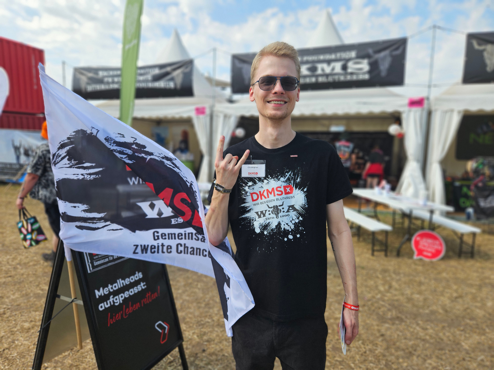 DKMS Volunteers bei Wacken