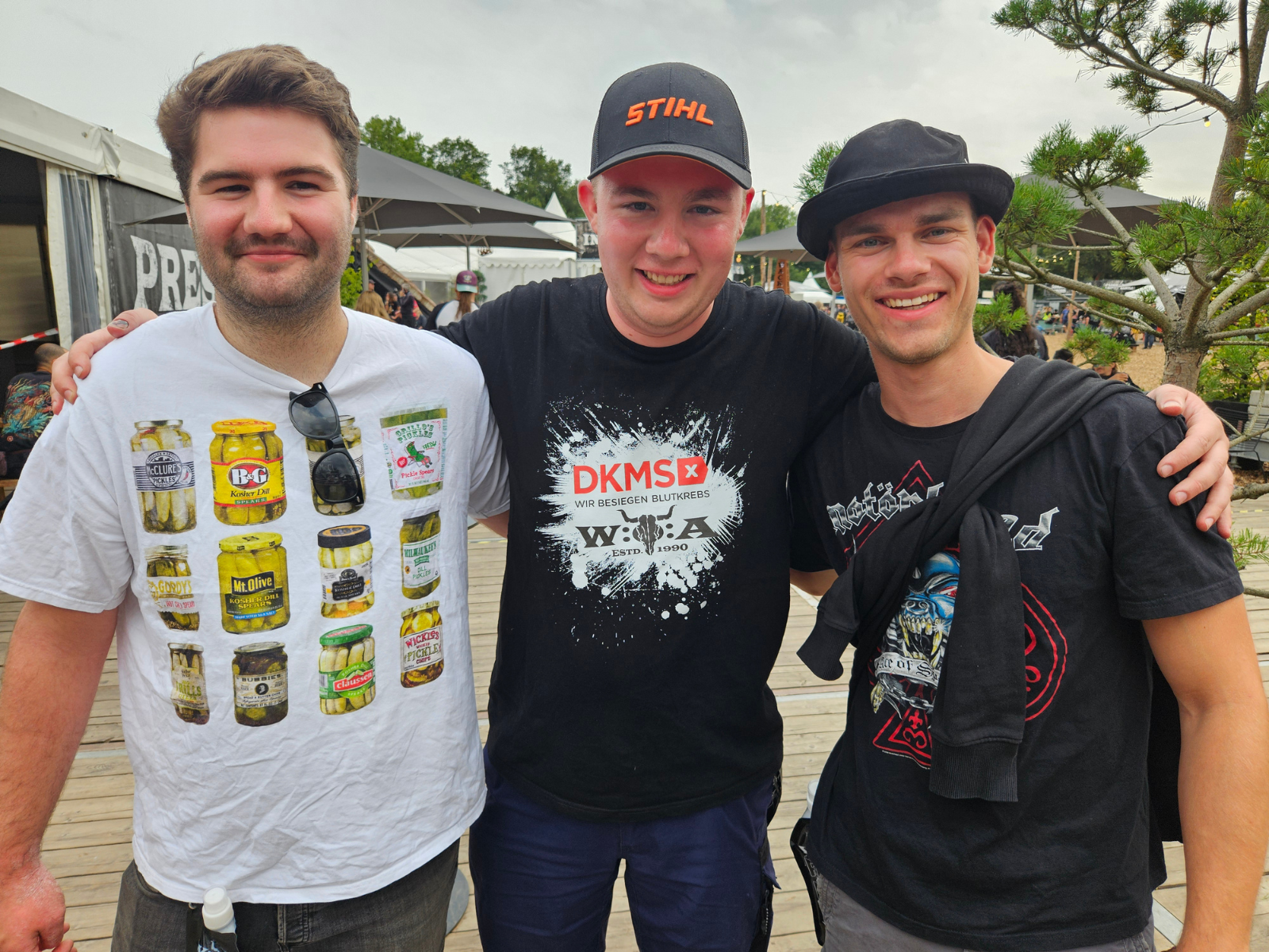 Sören, Spender Jan und Spender Nils (v.l.n.r.)