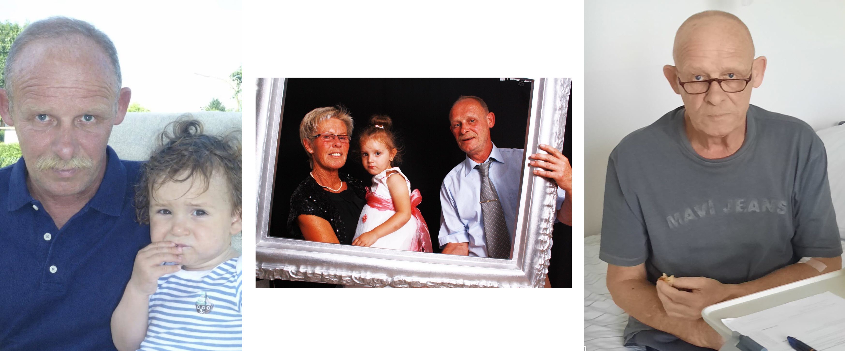 Patient Johann mit seiner Frau und einem Kind 