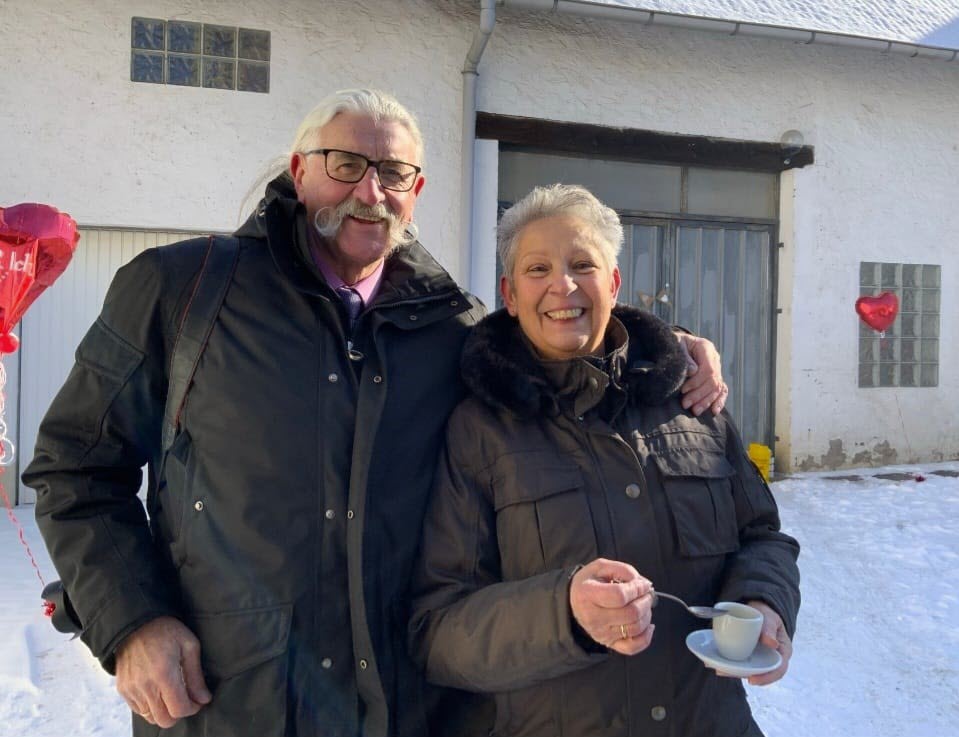 Patientin Karin mit Mann 