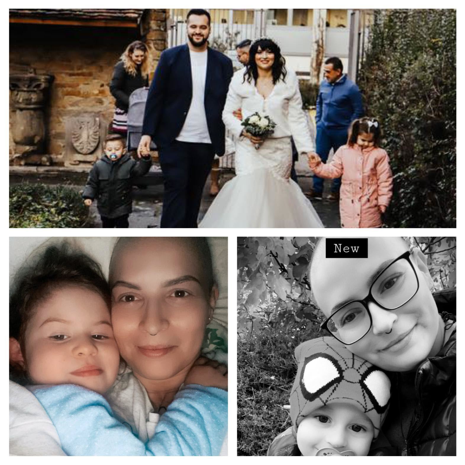 Fotocollage von Susana und ihrer Familie 