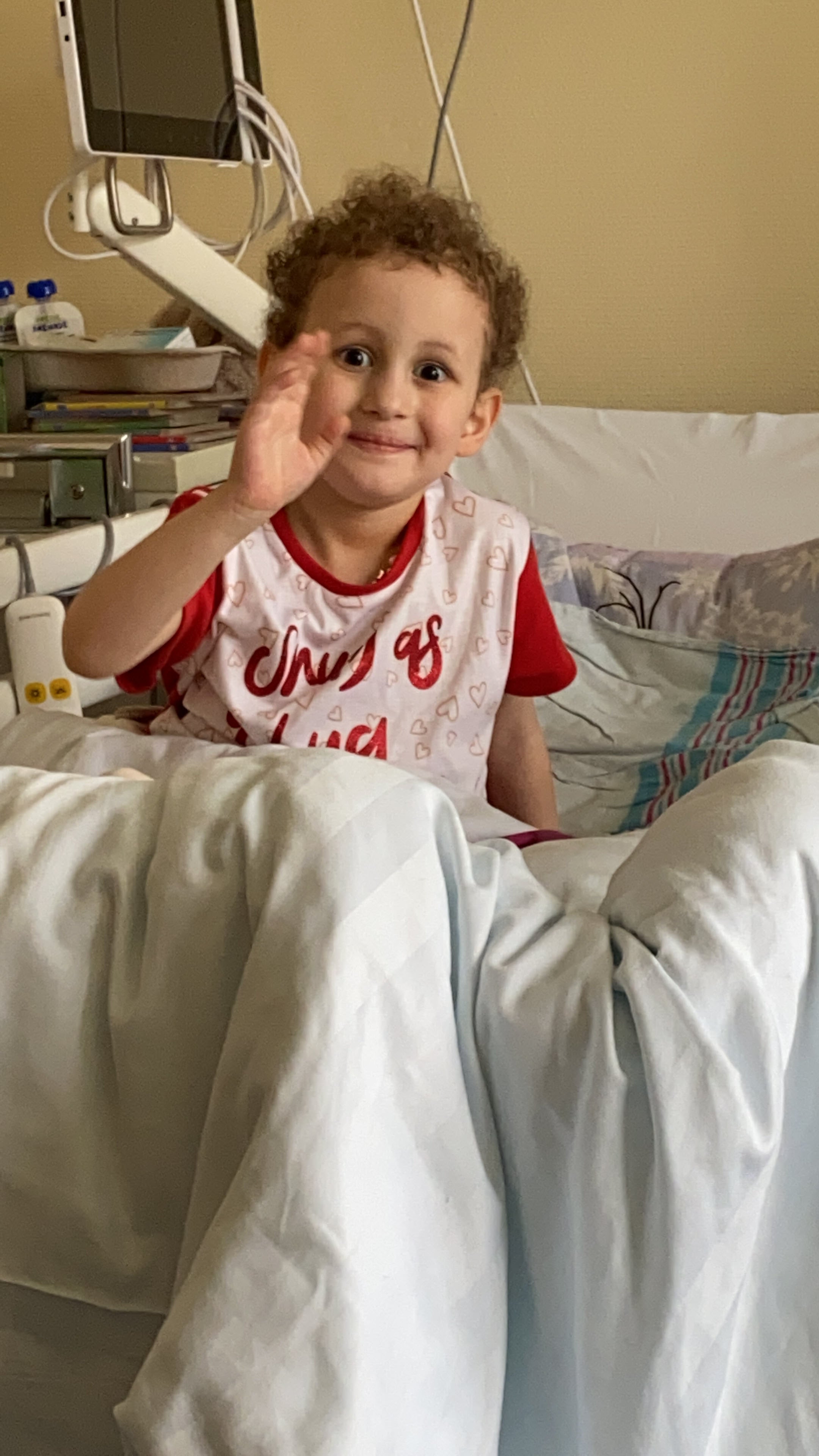 Clara während der Chemotherapie