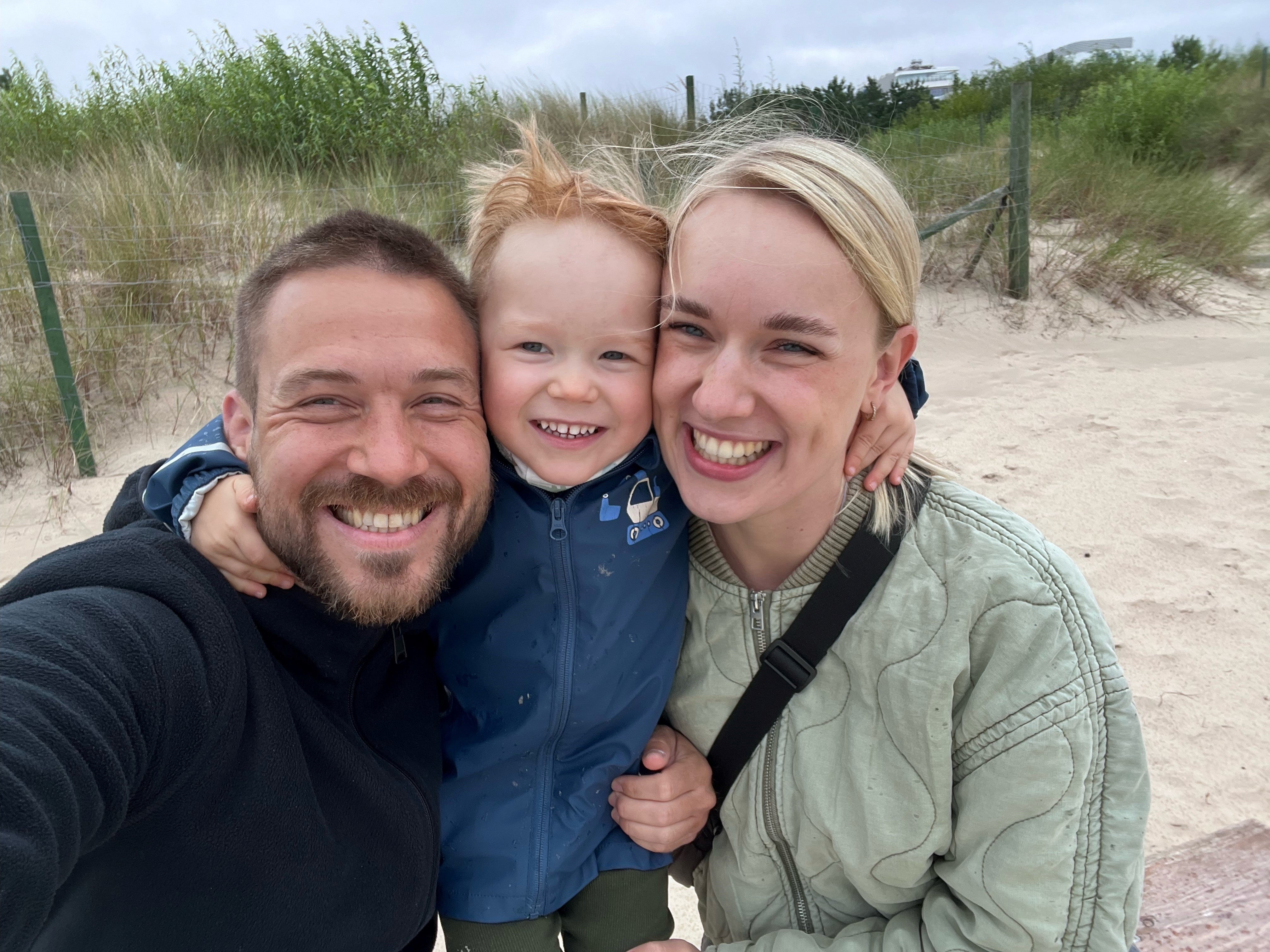 Ben mit seinen Eltern