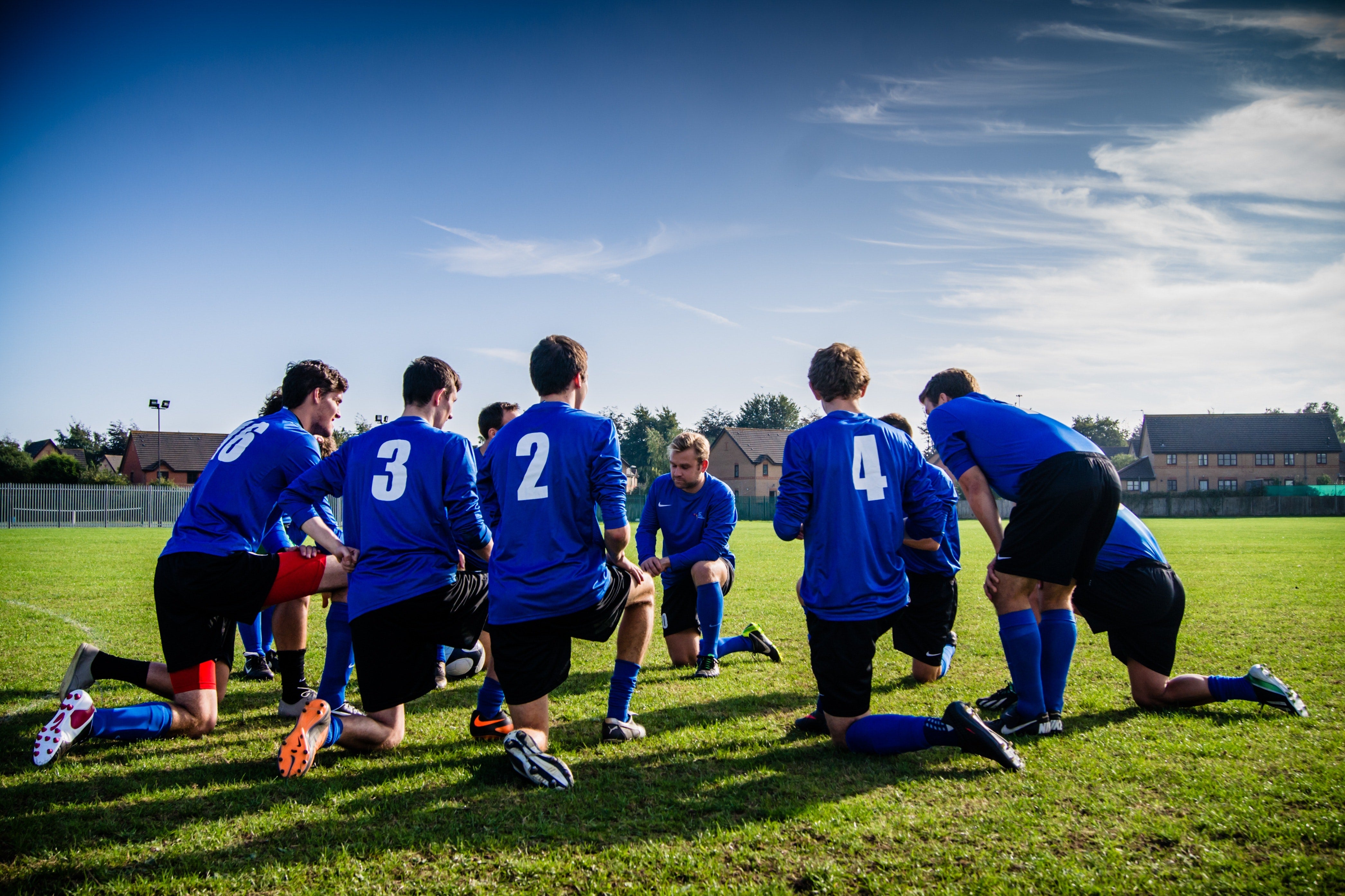 Fußball Teamfoto
