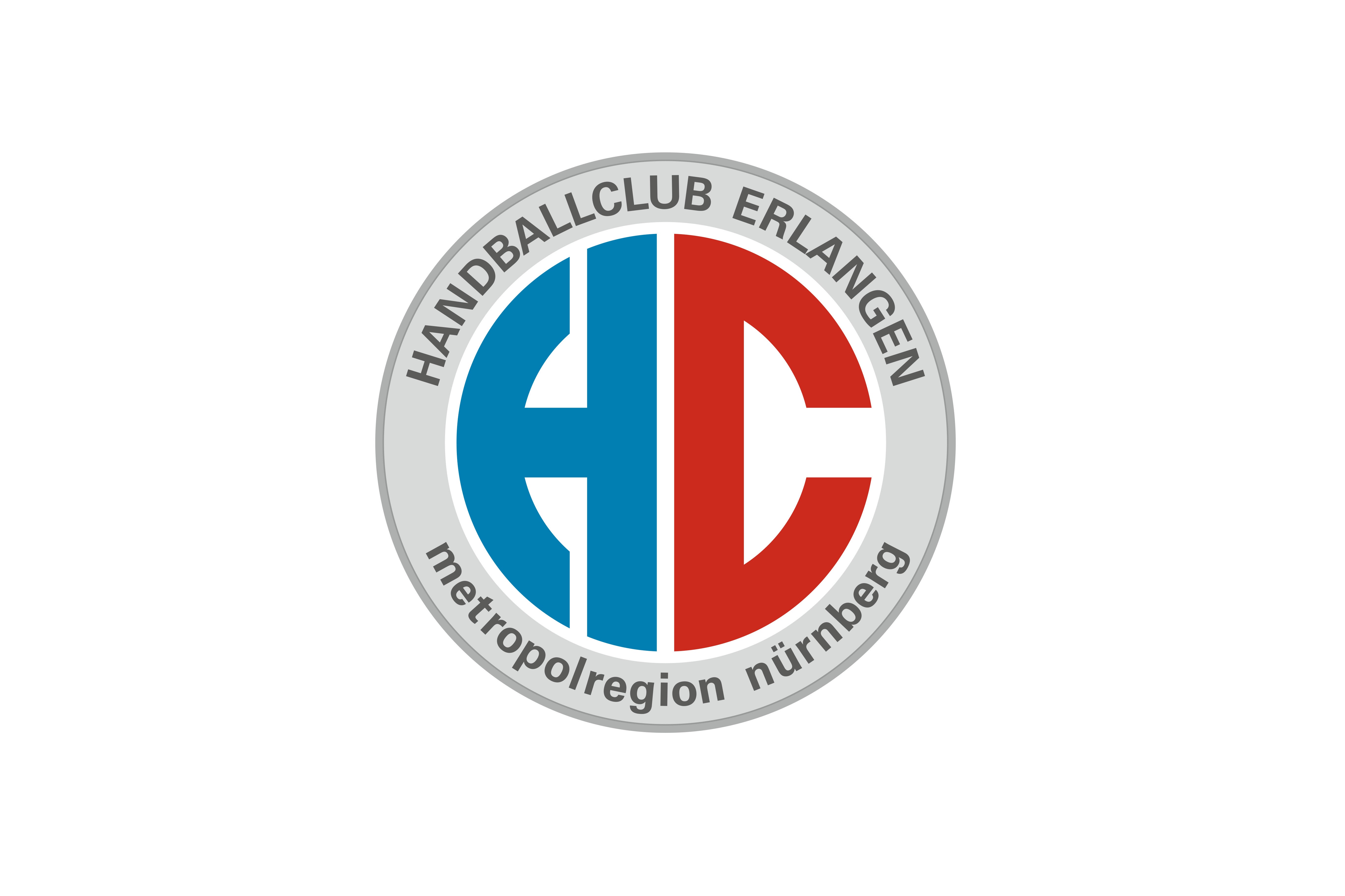 Ein Logo vom Handballclub Erlangen