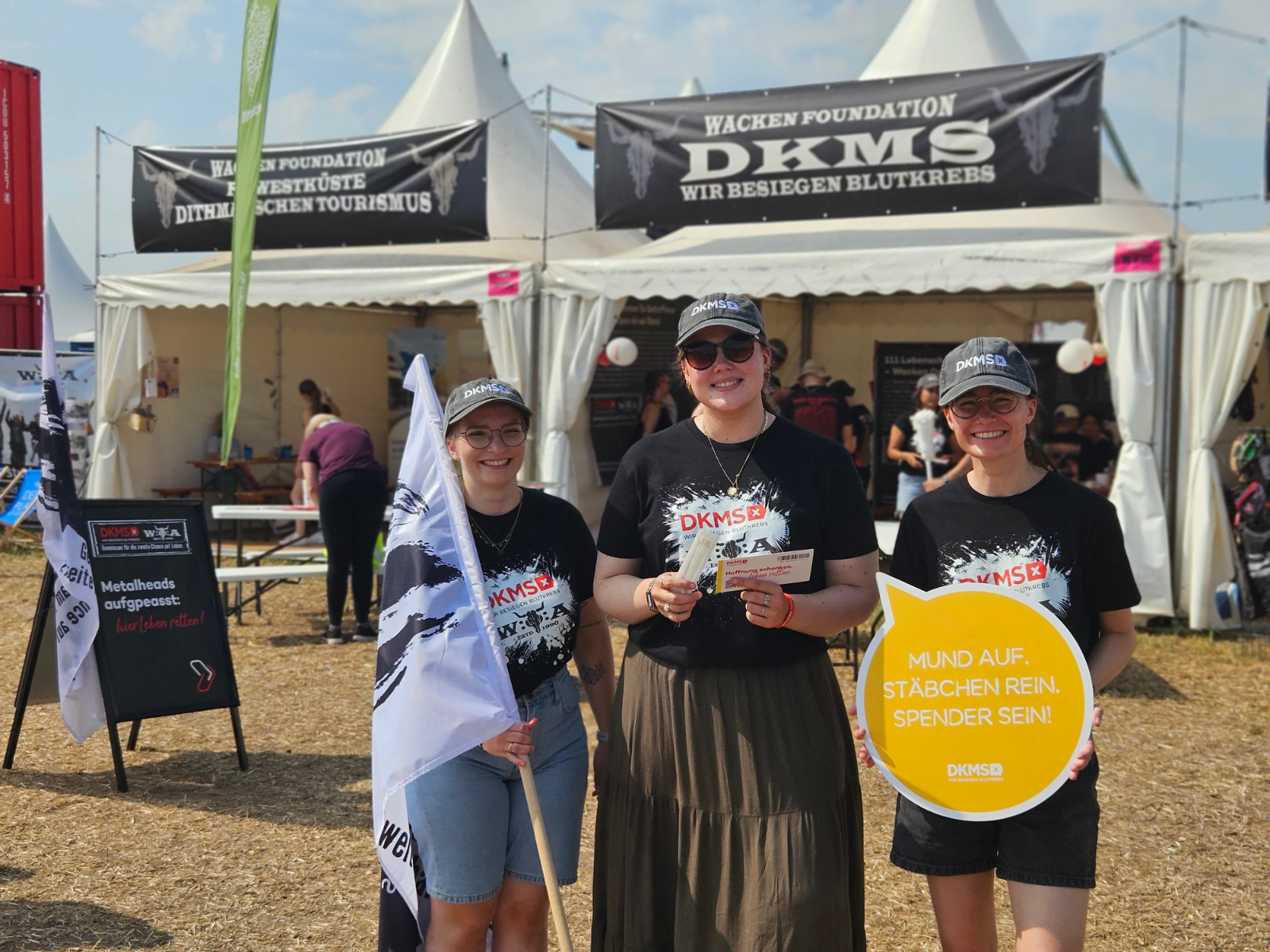 DKMS Team beim Wackenstand 26